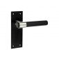 Nero JMB100 Matt Black Latch Door Handles