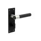 Nero JMB102 Matt Black Bathroom Door Handles