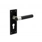 Nero JMB103 Matt Black Euro Profile Door Handles