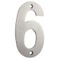 Satin Stainless Steel 75mm Numeral 6 and 9