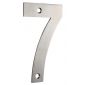 Satin Stainless Steel 102mm Numeral 7