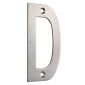 Satin Stainless Steel 75mm Letter D