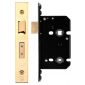 Bathroom Mortice Lock 64mm PVD