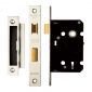 Contract 3 Lever Mortice Sashlock 64mm Polished Stainless