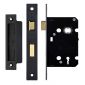 Contract 3 Lever Mortice Sashlock 64mm Black