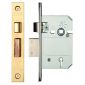 BS3621 5 Lever Sashlock 76mm PVD Brass