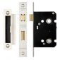 Bathroom Mortice Lock 64mm Satin Stainless Steel