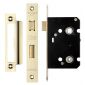 Bathroom Mortice Lock 64mm Polished Brass