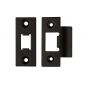 Square Plates for Tubular Latch Black