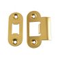 Radius Plates for Tubular Latch PVD Brass