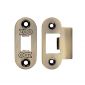 Radius Plates for Tubular Latch Florentine Bronze