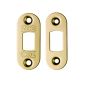 Radius Plates for Tubular Deadbolt PVD Brass