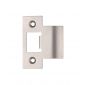 Extended Strike Plate for Tubular Latch Satin Stainless