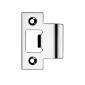 Extended Strike Plate for Tubular Latch Polished Stainless