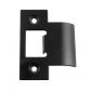 Extended Strike Plate for Tubular Latch Black