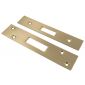 Satin Nickel Deadlock Strike Plate Pack