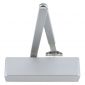 Size 2-4 Door Closer with Backcheck & Delayed Action Silver