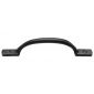 Black Iron Rustic Sash Handle 152mm