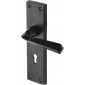 Black Iron Rustic Bridgnorth Lever Lock Door Handles