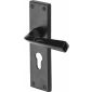 Black Iron Rustic Bridgnorth 48mm EURO Door Handles