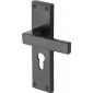 Black Iron Rustic Cheswell 48mm EURO Door Handles