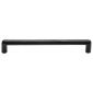 Black Iron Rustic D Shaped Cabinet Handle 192mm