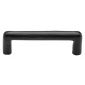 Black Iron Rustic D Shaped Cabinet Handle 96mm