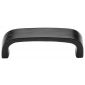 Black Iron Rustic D Cabinet Handle 96mm