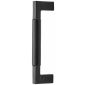 Black Iron Rustic Bauhaus Pull Handle 227mm