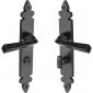 Black Iron Rustic Ironbridge Bathroom Door Handles