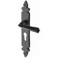 Black Iron Rustic Ironbridge 48mm EURO Door Handles