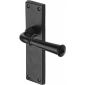 Black Iron Rustic Ashfield Lever Latch Door Handles