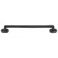 Black Iron Rustic Traditional Cabinet Handle 192mm