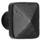 Black Iron Rustic Pyramid Cabinet Knob 32mm