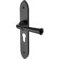 Black Iron Rustic Hadley 48mm EURO Door Handles