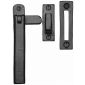 Black Iron Rustic Weather Stripped Casement Window Fastener