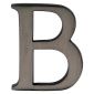 Matt Bronze Letter B 51mm