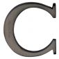 Matt Bronze Letter C 51mm