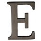 Matt Bronze Letter E 51mm