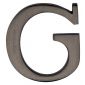 Matt Bronze Letter G 51mm