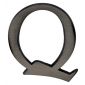 Matt Bronze Letter Q 51mm