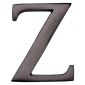 Matt Bronze Letter Z 51mm