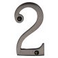 Matt Bronze Numeral 2 76mm