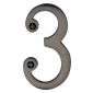 Matt Bronze Numeral 3 76mm