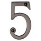 Matt Bronze Numeral 5 76mm