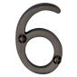 Matt Bronze Numeral 6 51mm