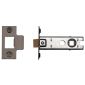 York Tubular Mortice Latch 3in Matt Bronze