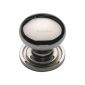 Polished Nickel Cupboard Knob 25mm