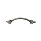 Rustic Pewter Fleur de Lys Cabinet Handle 106mm
