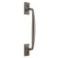 Rustic Pewter Cranked Pull Handle 260mm